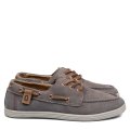 MONO WAY, MOCASINI GREY PIELE NATURALA INTOARSA GOA 178