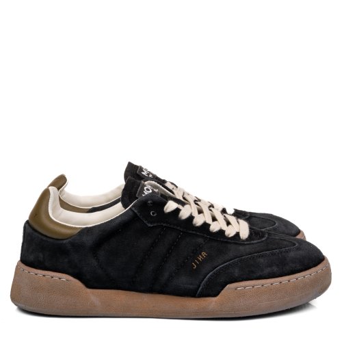 Mono way, pantofi sport negri piele naturala intoarsa jiha