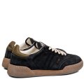 MONO WAY, PANTOFI SPORT NEGRI PIELE NATURALA INTOARSA JIHA