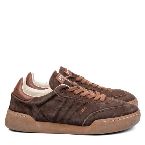 Mono way, pantofi sport all brown piele naturala intoarsa jiha
