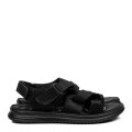 SANDALE NEGRE PIELE NATURALA LVE9616