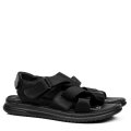 SANDALE NEGRE PIELE NATURALA LVE9616