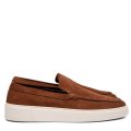 MOCASINI MARO DESCHIS PIELE NATURALA INTOARSA MS-638R01