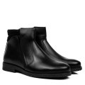 GHETE NEGRE PIELE NATURALA 8VE80