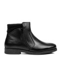 GHETE NEGRE PIELE NATURALA 8VE80