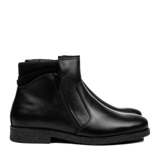 Ghete negre piele naturala 8ve80