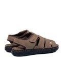 SANDALE TAUPE PIELE NATURALA DVEANDY