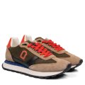 MONO WAY, PANTOFI SPORT KHAKI PIELE NATURALA INTOARSA RIDER 38