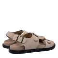 SOPRANI COUTURE, SANDALE BEJ PIELE NATURALA INTOARSA SCM519P35