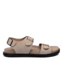SOPRANI COUTURE, SANDALE BEJ PIELE NATURALA INTOARSA SCM519P35