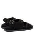 SOPRANI COUTURE, SANDALE NEGRE PIELE NATURALA SCM519P35