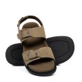 SOPRANI COUTURE, SANDALE KHAKI PIELE NATURALA INTOARSA SCM519P35
