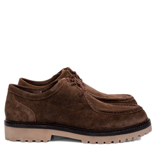 Pantofi maro piele naturalaintoarsa 2ve2911