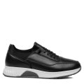 PANTOFI SPORT NEGRI TALPA GRI PIELE NATURALA 5VE80