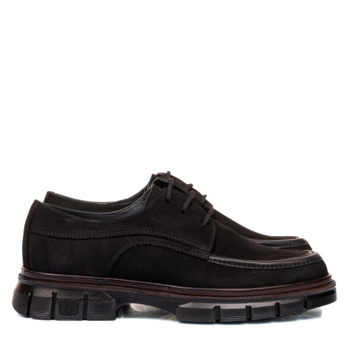 Pantofi negri piele naturala 2ve301