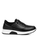 PANTOFI SPORT NEGRI PIELE NATURALA 6VE08