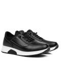 PANTOFI SPORT NEGRI PIELE NATURALA 6VE08