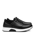 PANTOFI SPORT NEGRI PIELE NATURALA 6VE08
