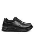 PANTOFI SPORT ALL BLACK PIELE NATURALA 6VE06