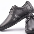 PANTOFI NEGRI PIELE NATURALA 1VE000