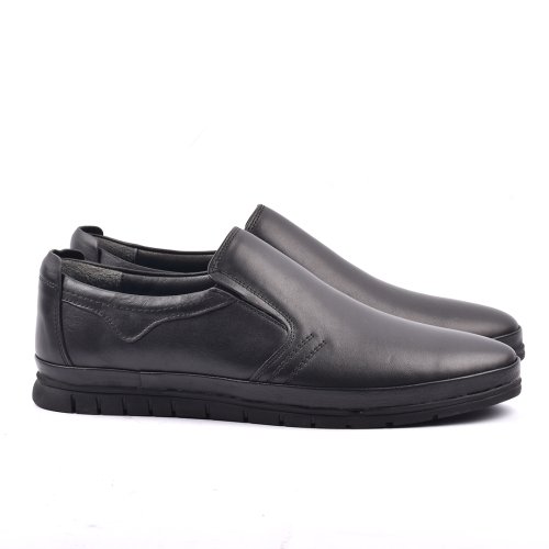 Espadrile negre piele naturala 1ve001